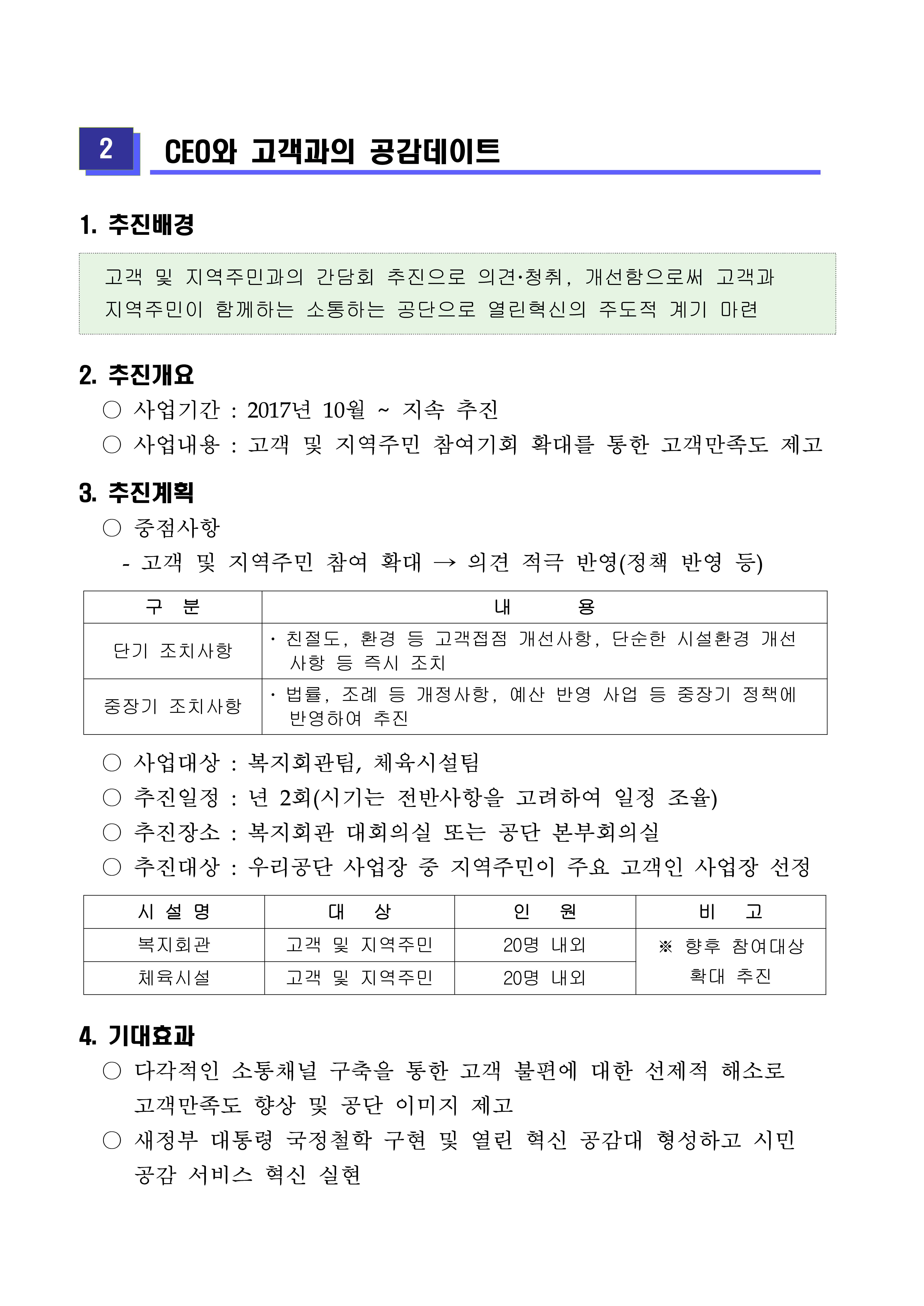 CEO와 고객과의 공감데이트게시글의 1번째 이미지입니다.