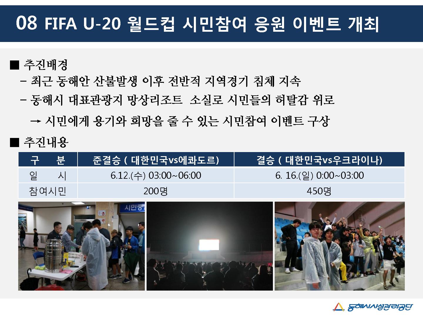 FIFA U-20 월드컵 시민참여 응원 이벤트 개최게시글의 1번째 이미지입니다.