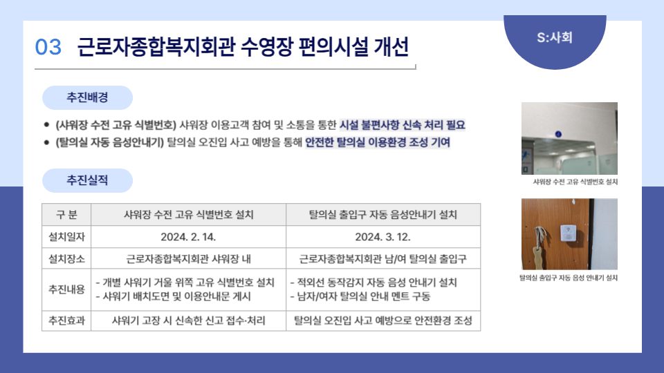 근로자종합복지회관 수영장 편의시설 개선게시글의 1번째 이미지입니다.